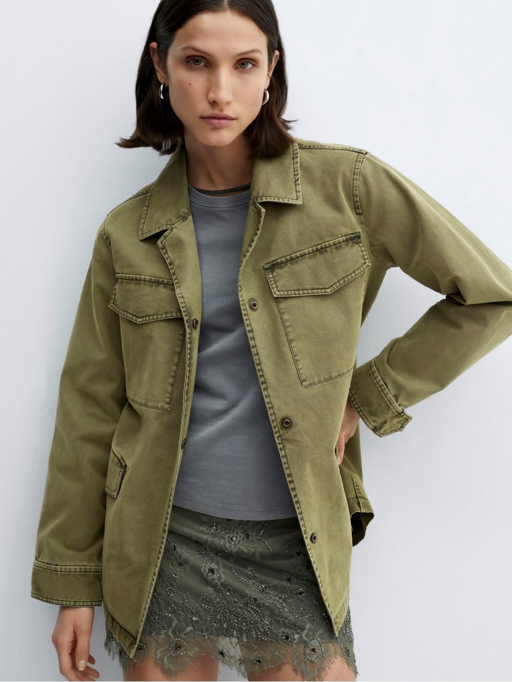 Mango Military Jacket